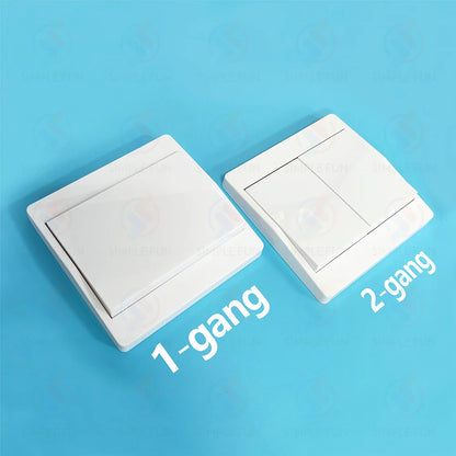 Mini Wireless Remote Control Light Switch 110V 220V 230V  No Battery Required Self Powered Wireless Wall Switch Kinetic Switch