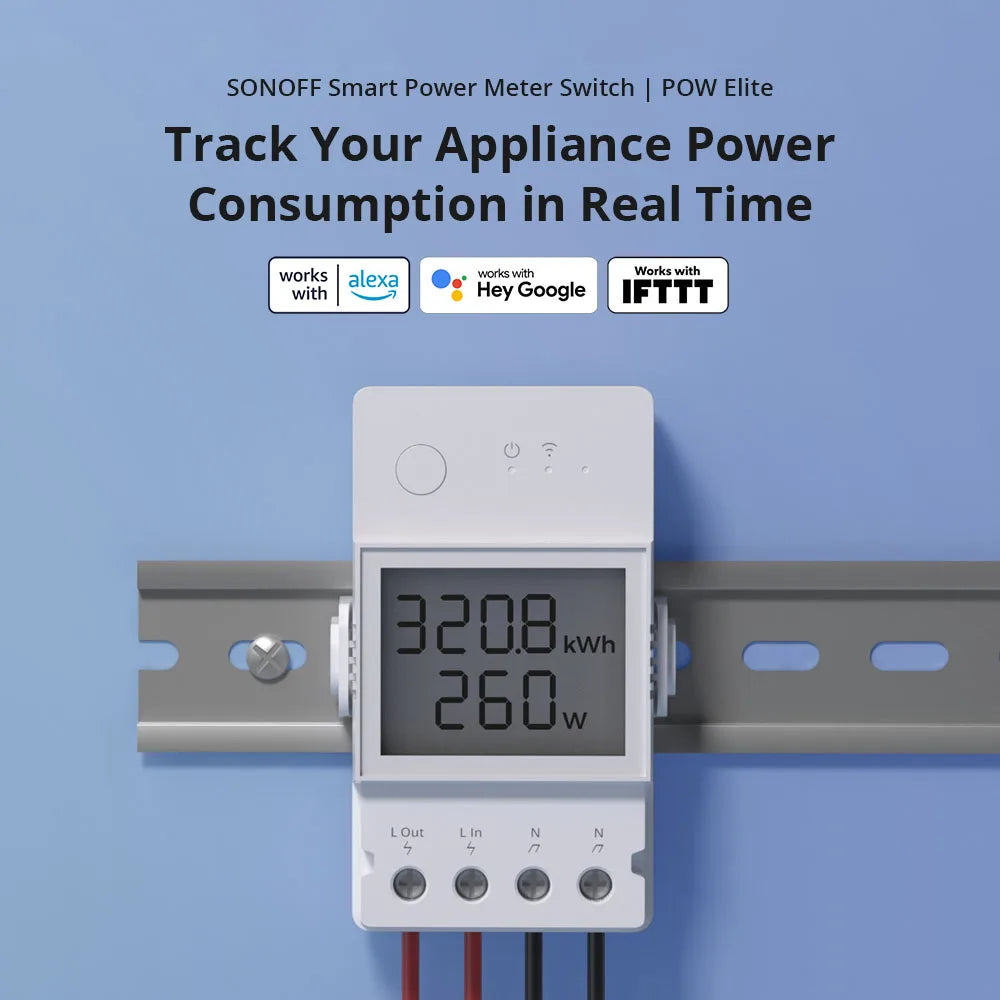 SONOFF POW Power Consumption LCD Display