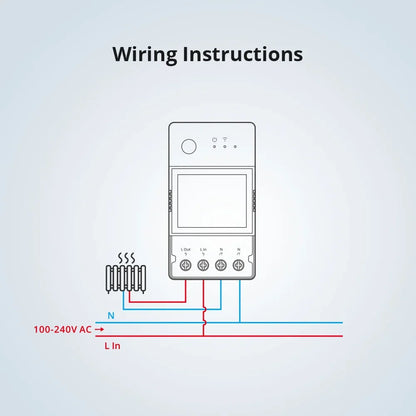 SONOFF POW Power Consumption LCD Display